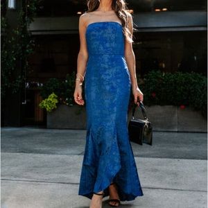 Strapless Formal Dress